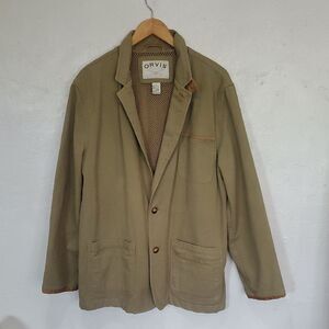 Vintage Orvis Zambezi Jacket With Leather Trim Size 44